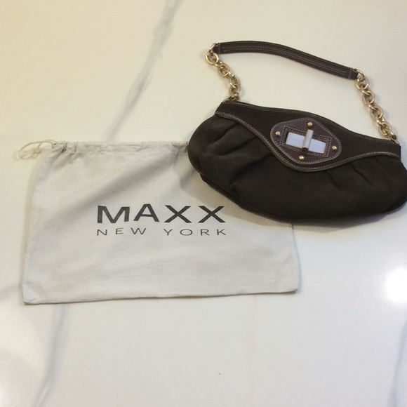 Maxx New York suede purse in perfect condition - Picture 5 of 5